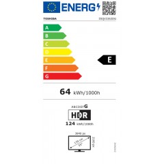 Toshiba Smart Τηλεόραση 55" 4K UHD QLED 55QV3363DG HDR (2024) Toshiba Smart Τηλεόραση 55" 4K UHD QLED 55QV3363DG HDR (2024)